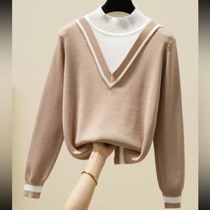 Fake Two Piece Sweater